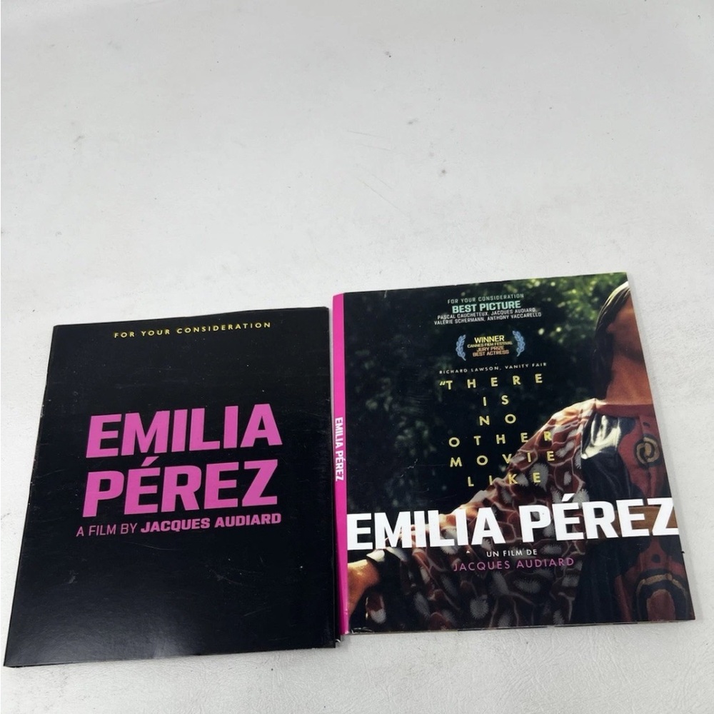 Emilia Perez : FYC Screeners LOT OF 2 BLU-RAY 2024 (damaged sleeves)